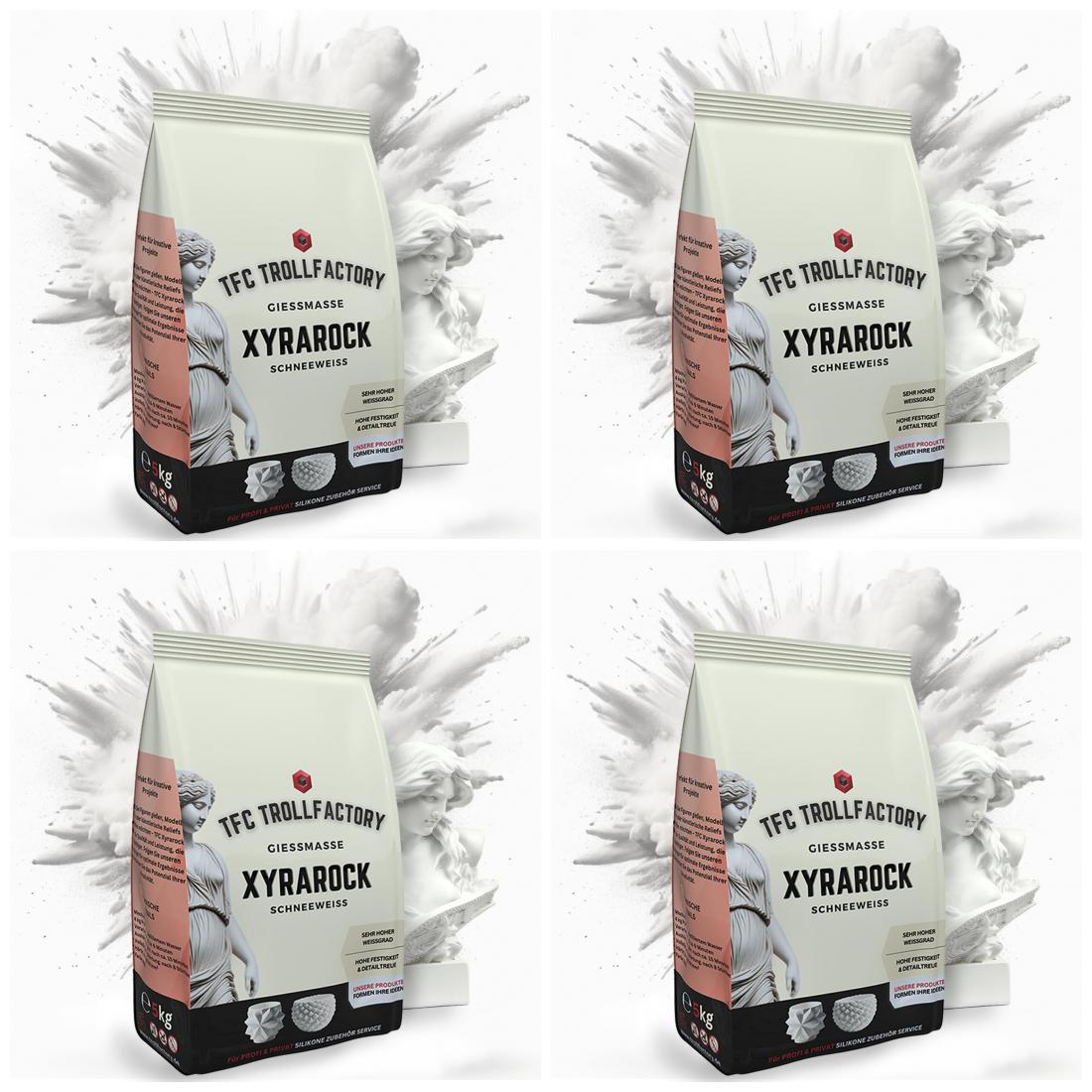 TFC Xyrarock PREMIUM Giessmasse 4:1 brilliantweiss - Größe: 4 x 5 kg