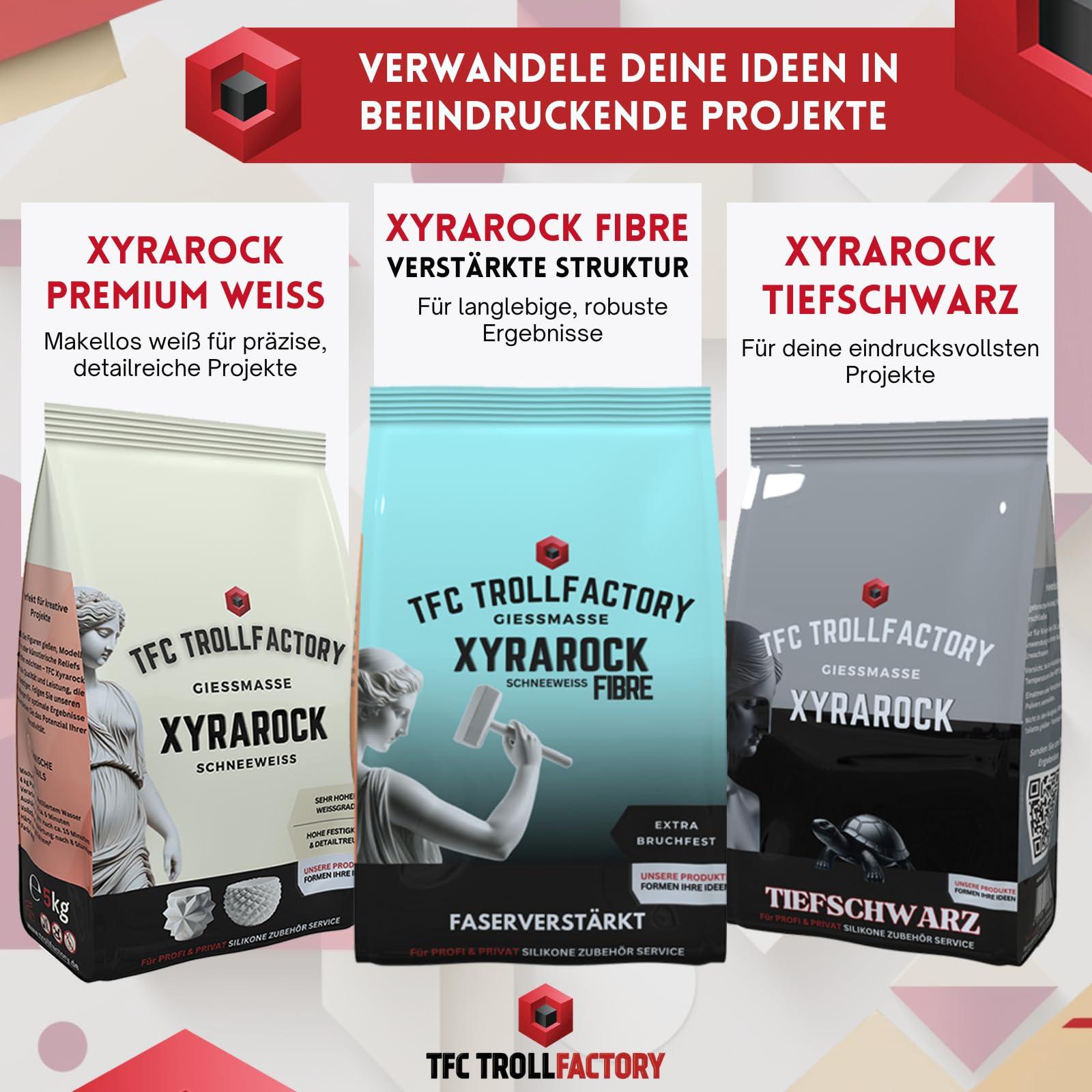 TFC Xyrarock PREMIUM Giessmasse 4:1 brilliantweiss - Größe: 2 x 5kg