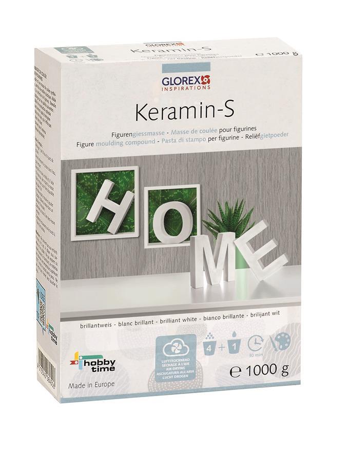Keramin-S Giessmasse wetterfest schneeweiss